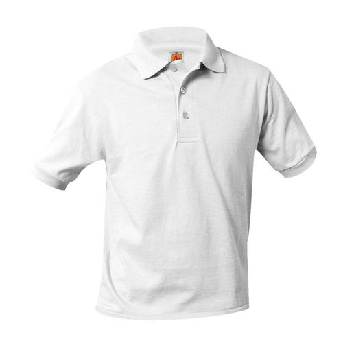 St. Thecla Short Sleeve Polo with Logo