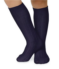 Load image into Gallery viewer, Jefferie - Classic Cable Knee Sock (More Colors)