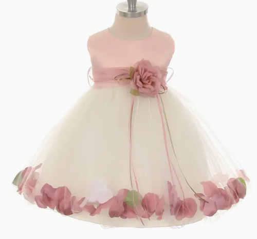 Kid’s Dream - Rose Flower Petal Dress