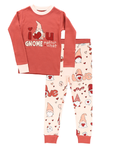 Lazy One - Valentine's Day Gnome PJ's