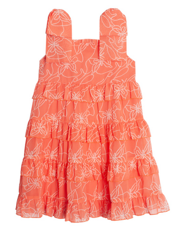 Mabel & Honey - Orange Print Dress