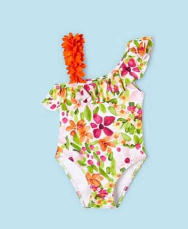 Mayoral - Tropical Printed Swimsuit