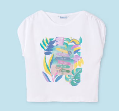 Mayoral -  SS Tropical Printed T-Shirt