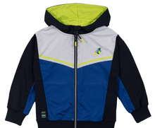 Load image into Gallery viewer, Nano - Navy Color-Blocked Athletic Hoodie
