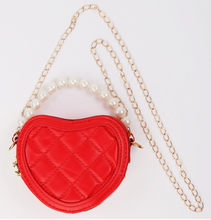 Load image into Gallery viewer, Sparkle Sisters - Quilted Heart Purse