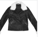 Tractr - Fur Trim Faux Leather Jacket