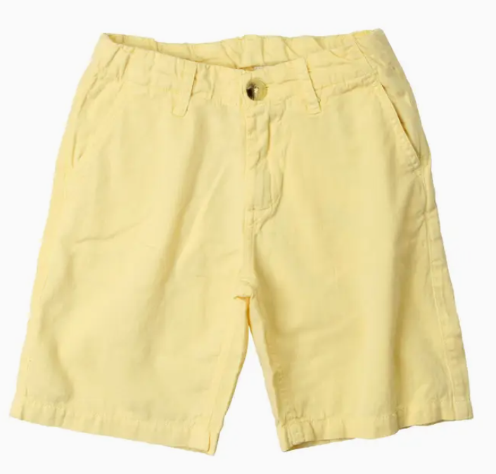 Wes & Willy - Yellow Twill Short