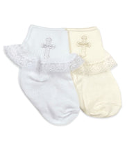 Load image into Gallery viewer, Jefferies - Girl Christening Socks