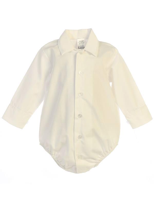 Lito Dress Shirt Onesie (More Colors) Connie's Children's Shop