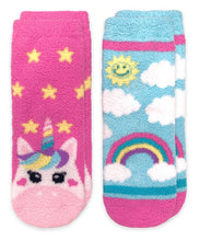 Load image into Gallery viewer, Jefferies - 2 Pack Unicorn Slipper Socks
