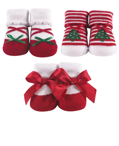Hudson Baby - Christmas Tree Sock Gift Set