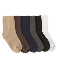 Load image into Gallery viewer, Jefferies - Ribbed Crew Dress Sock