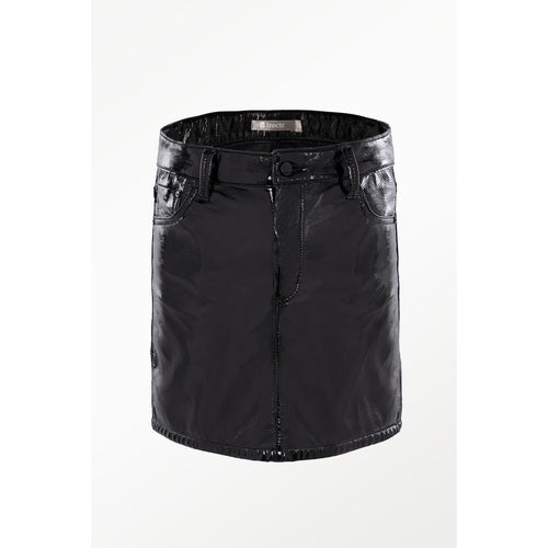 Tractr Jeans - Patent Pleather Skirt