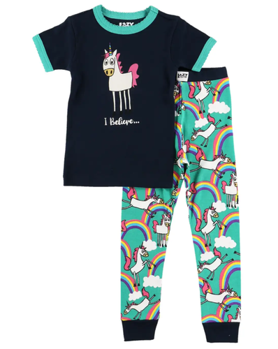 Lazy One - I Believe Unicorn Pajamas
