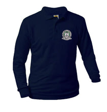 Load image into Gallery viewer, St. Mary's Long Sleeve Monogrammed Polo (More Colors)