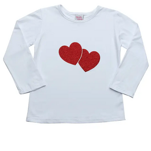 Sparkle Sisters - Double Heart Long Sleeve Shirt (More Colors)