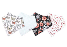 Load image into Gallery viewer, Copper Pearl - 4 Pack Bandana Bibs (More Styles)