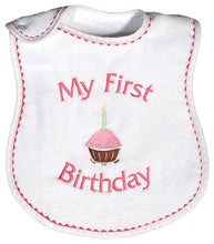 Load image into Gallery viewer, Raindrops - First Birthday Bib (More Colors)