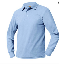 Load image into Gallery viewer, Royal Oak - Light Blue Long Sleeve Polo