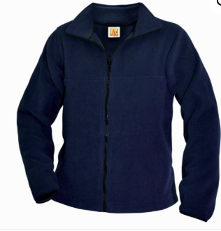 Royal Oak - Navy Full Zip Fleece