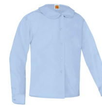 Load image into Gallery viewer, Royal Oak St Mary - Lt Blue Long Sleeve Round Collar Blouse