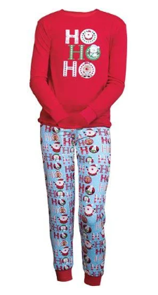 Amanda Blu - Ho Ho Ho Pajama Set: Connie's Children's Shop