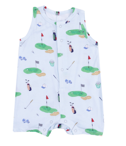 Angel Dear - Golf Things Sleeveless Boy Romper