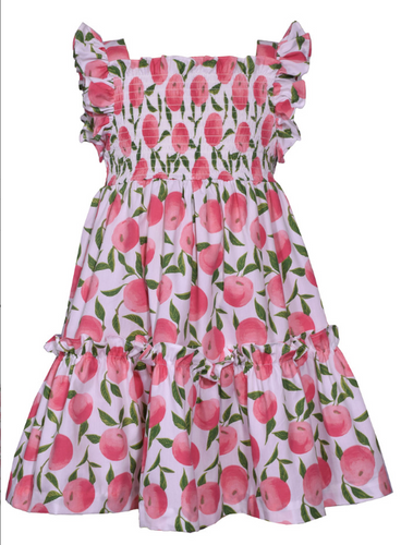 Bonnie Jean - Smocked Peach Dress