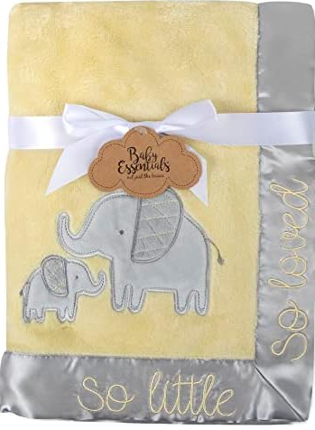 Baby Essentials - So Little, So Loved Yellow Blanket