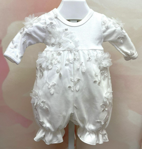 Bebe Gabrielle - Romper w/ 3D Flowers