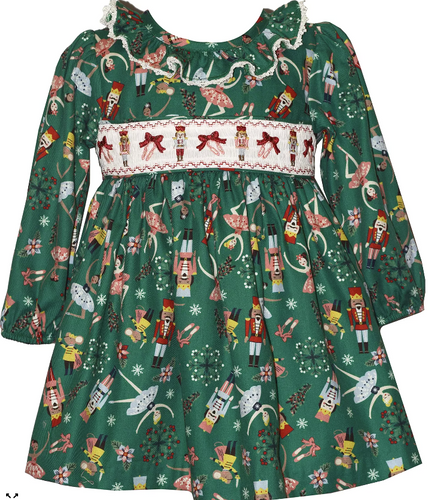 Bonnie Jean - Nutcracker Smocking Dress