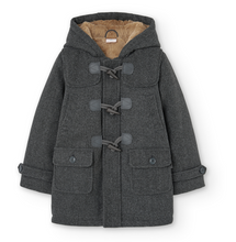 Load image into Gallery viewer, Boboli - Charcoal Toggle Coat