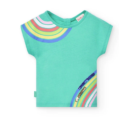 Boboli - Sea Green Knit T-Shirt