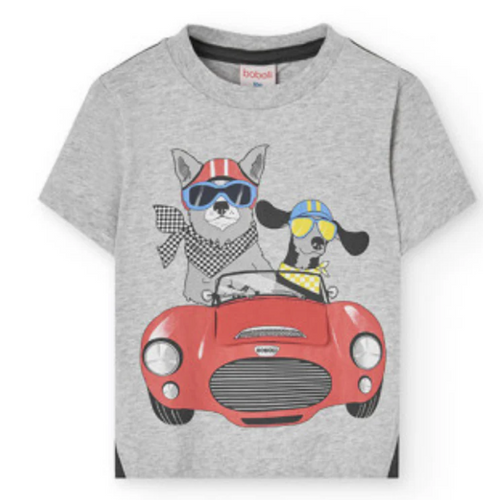 Boboli - Road Trip Friends Knit T-Shirt