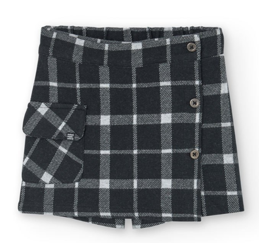 Boboli - Knit Check Skort