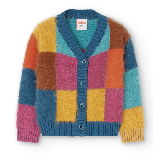 Boboli - Color-Blocked Sweater Jacket