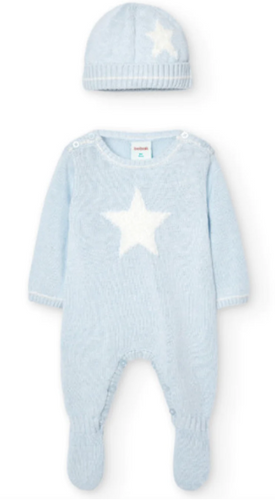Boboli - Blue Knit Star 1-pc Outfit