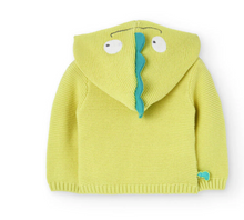 Load image into Gallery viewer, Boboli - Dino Hood Knit Jacket