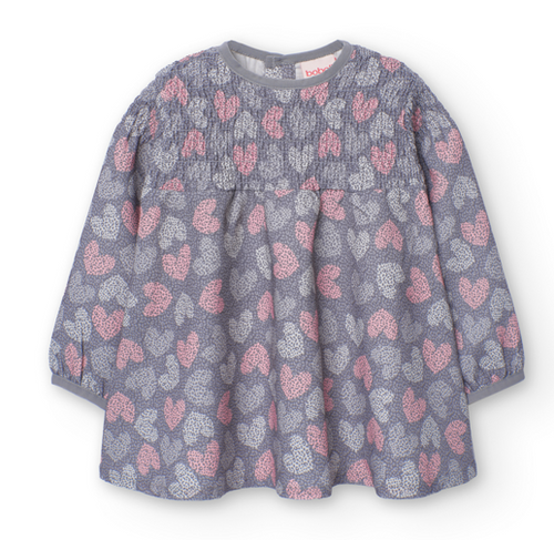 Boboli - Grey Hearts Dress