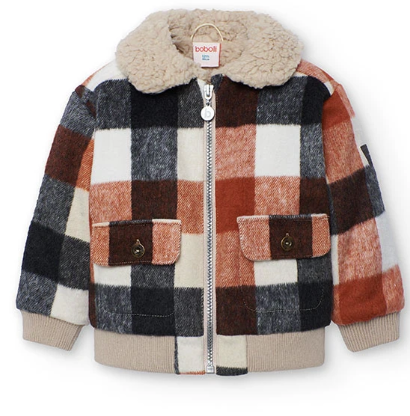Boboli - Jacket Multi w/ Sherpa Trim