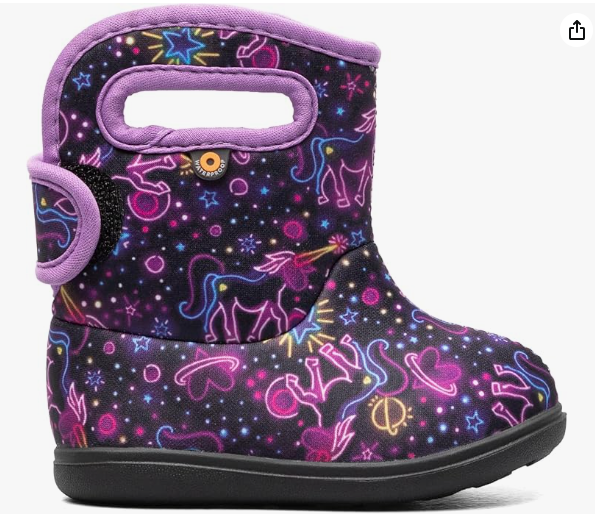 Bogs- Baby Bogs Neon Unicorn Boots