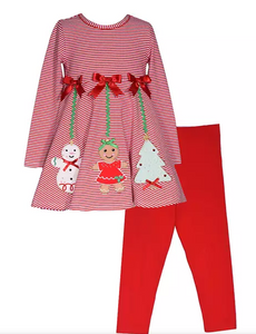 Bonnie baby hot sale christmas outfit