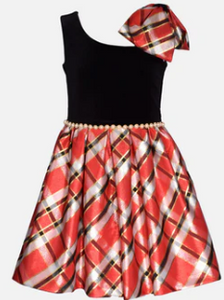 Bonnie jean black and 2025 white dress