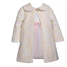 Load image into Gallery viewer, Bonnie Jean - Cream Boucle Coat &amp; Dress Set