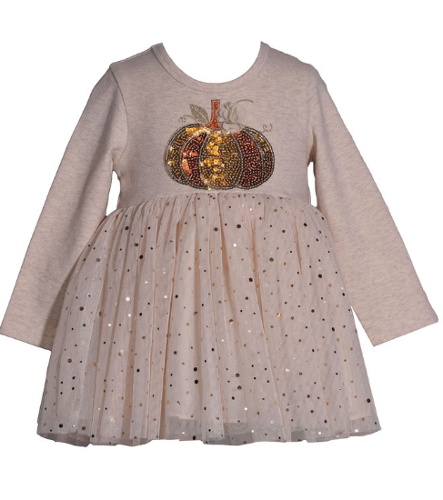 Bonnie Jean - Sequin Pumpkin Dress