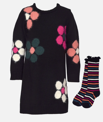 Bonnie Jean -  Flower Power Dress