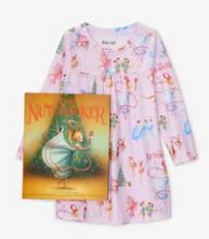 Load image into Gallery viewer, Books to Bed  - Girls Night Gown &amp; Book Set (More Options)