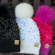 Load image into Gallery viewer, CC Kids - Sequin Pom Hat (More Colors)