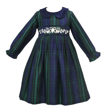 Cotton Kids - Plaid Cotton Girls Dress