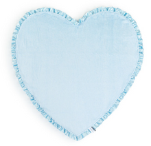 Load image into Gallery viewer, Demdaco - Wrapped In Love Heart Shaped Blanket Blue